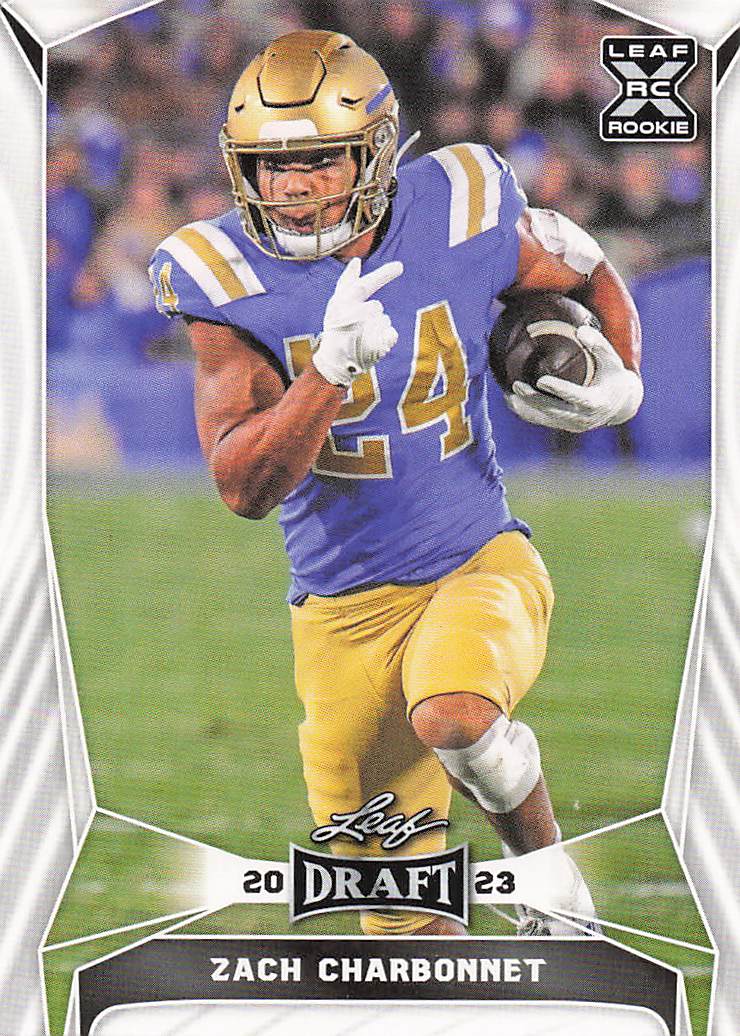 2023 Leaf Draft Zach Charbonnet #74