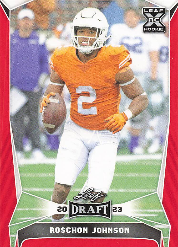 2023 Leaf Draft Red Roschon Johnson #68