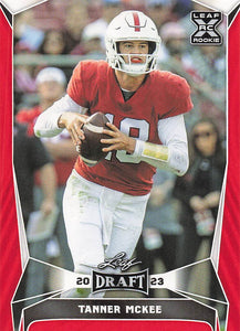 2023 Leaf Draft Red Tanner McKee #70