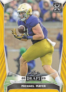 2023 Leaf Draft Yellow Michael Mayer #62