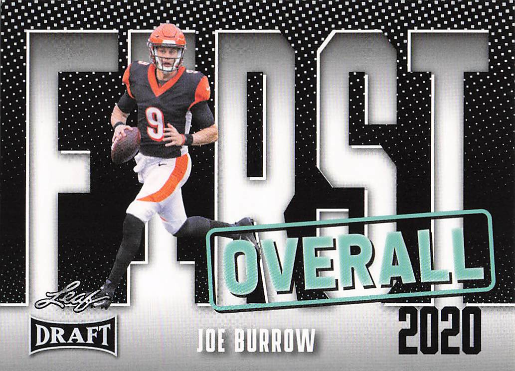 2023 Leaf Draft First Overall Joe Burrow #10