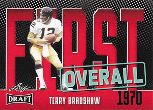 2023 Leaf Draft First Overall Red Terry Bradshaw #2