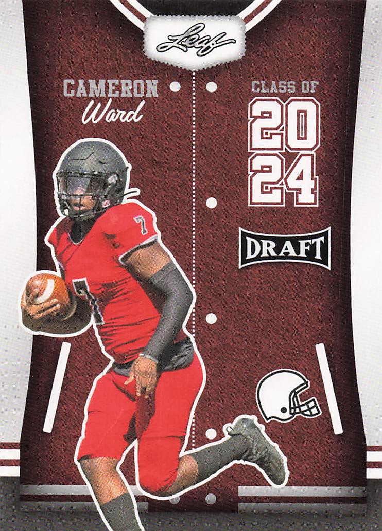 2023 Leaf Draft First Overall Class of 2024 Cameron Ward #78