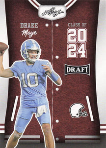 2023 Leaf Draft First Overall Class of 2024 Drake Maye #79