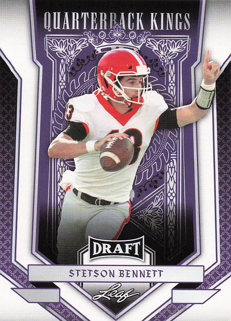 2023 Leaf Draft Quarterback Kings Stetson Bennett #93