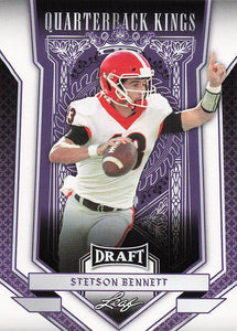 2023 Leaf Draft Quarterback Kings Stetson Bennett #93