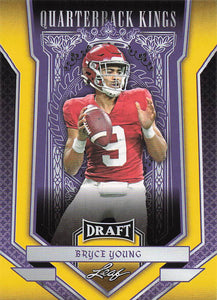 2023 Leaf Draft Quarterback Kings Yellow Bryce Young #89