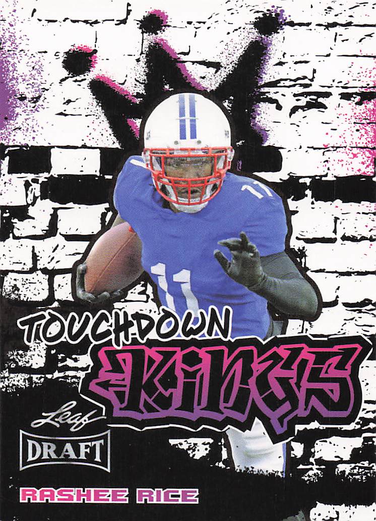 2023 Leaf Draft Touchdown Kings Rashee Rice #100