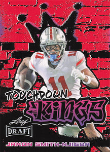 2023 Leaf Draft Touchdown Kings Red Jaxon Smith-Njigba #97