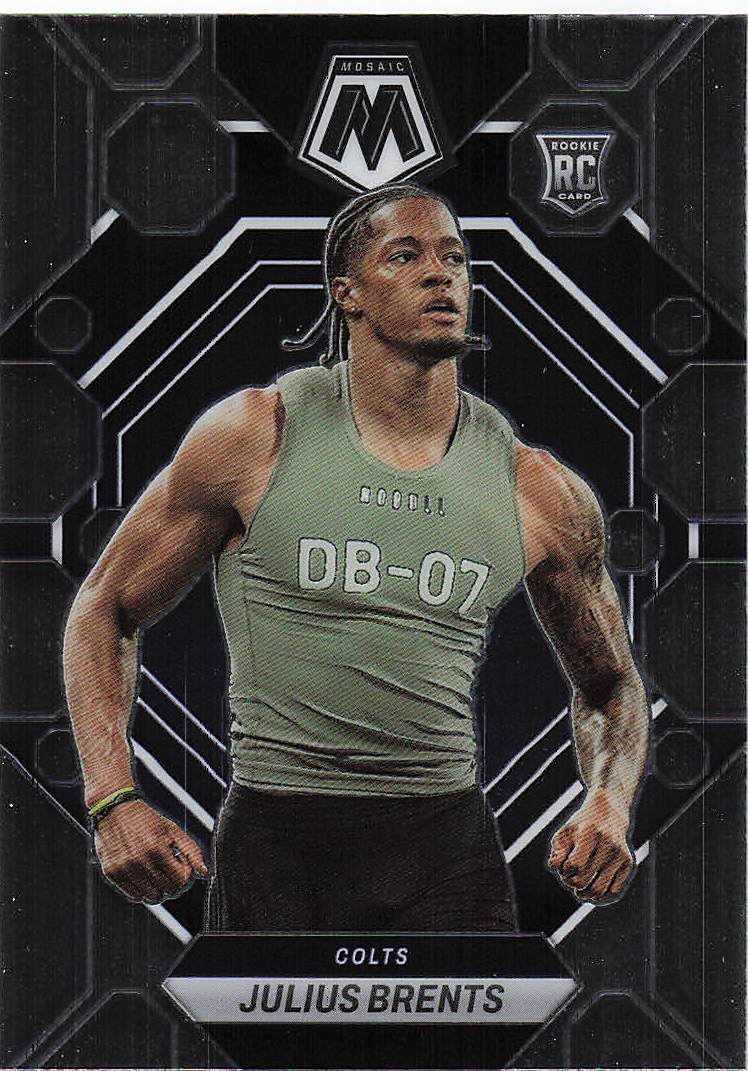 2023 Mosaic Football Julius Brents #340 RC