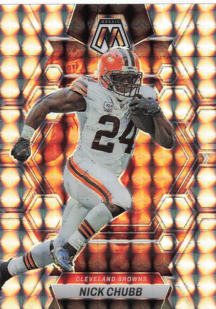 2023 Mosaic Football Mosaic Prizm Nick Chubb #49