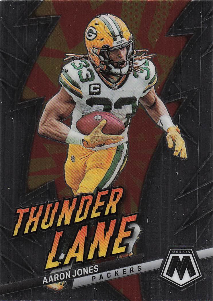 2023 Mosaic Football Thunder Lane Aaron Jones #TL-AJ