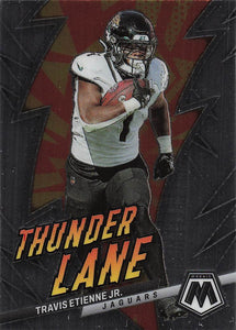 2023 Mosaic Football Thunder Lane Travis Etienne Jr. #TL-TE