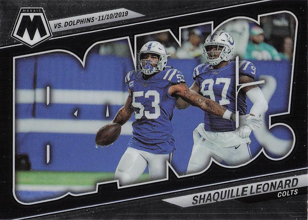 2023 Mosaic Football Bang! Shaquille Leonard #B-SL