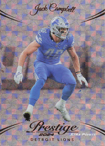 2024 Prestige Football Xtra Points Hyper Jack Campbell #102
