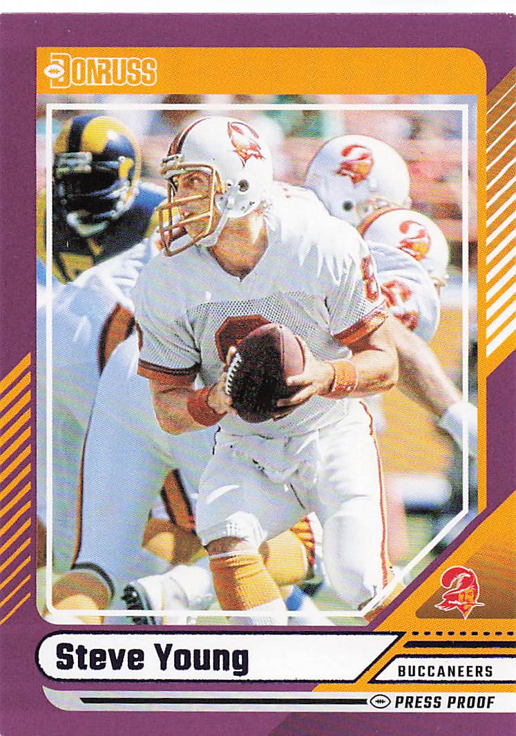 2024 Donruss Football Press Proof Purple Steve Young #135
