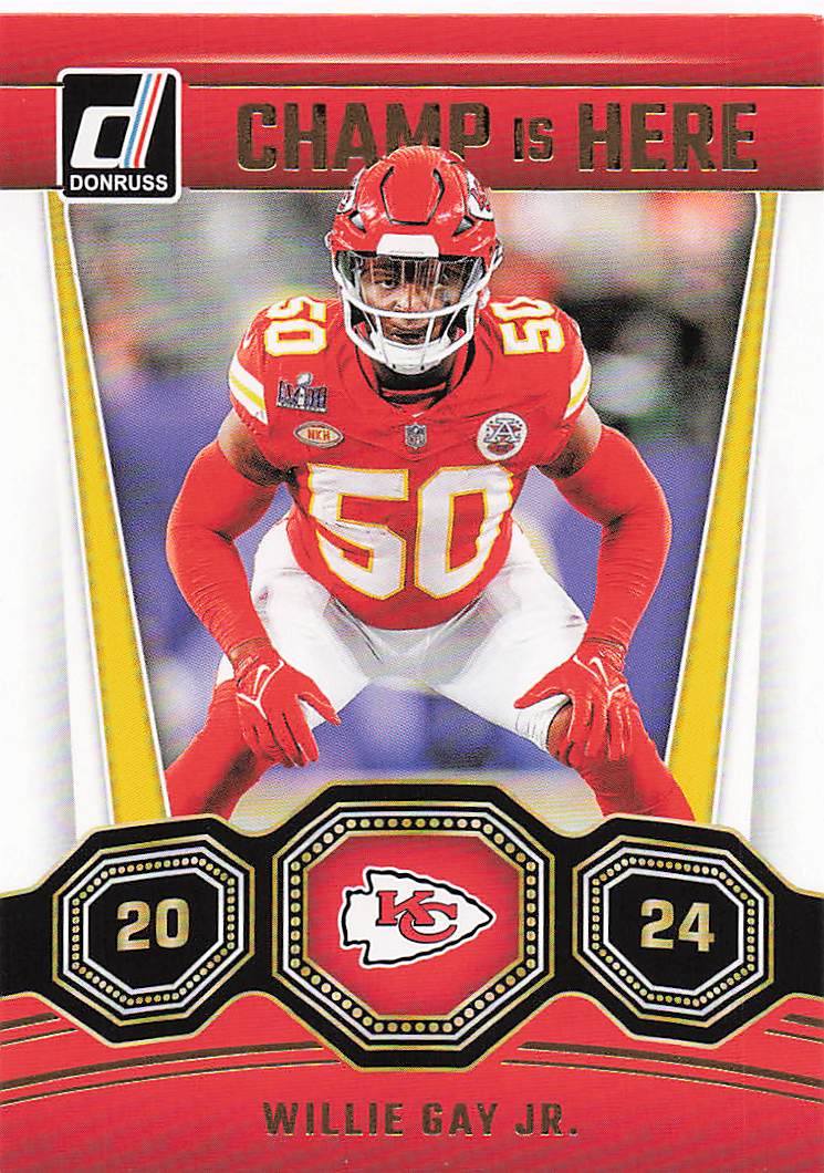 2024 Donruss Football Champ is here Willi Gay Jr. #17