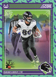 2024 Score-A-Treat Football Bats Isaiah Likely #21