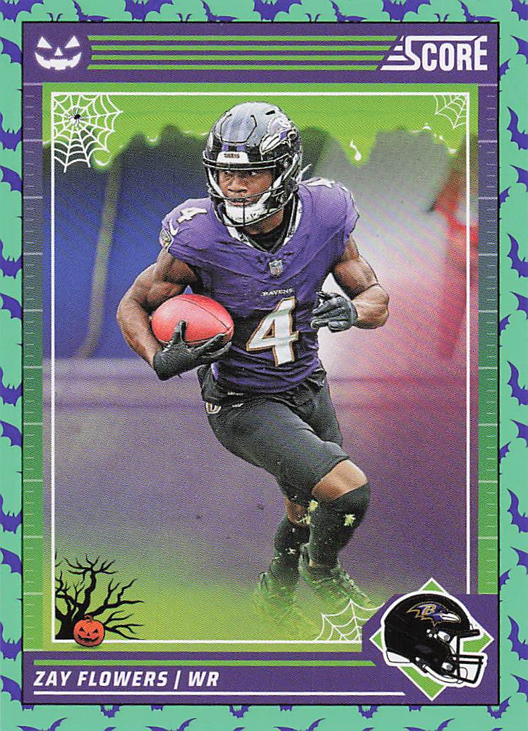 2024 Score-A-Treat Football Bats Zay Flowers #23