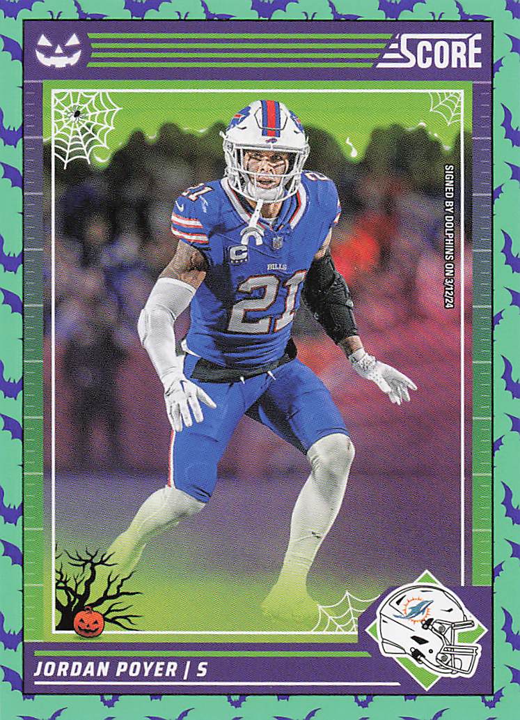 2024 Score-A-Treat Football Bats Jordan Poyer #34