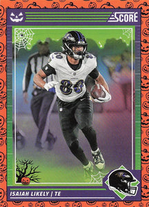2024 Score-A-Treat Football Pumpkins Isaiah Likely #21