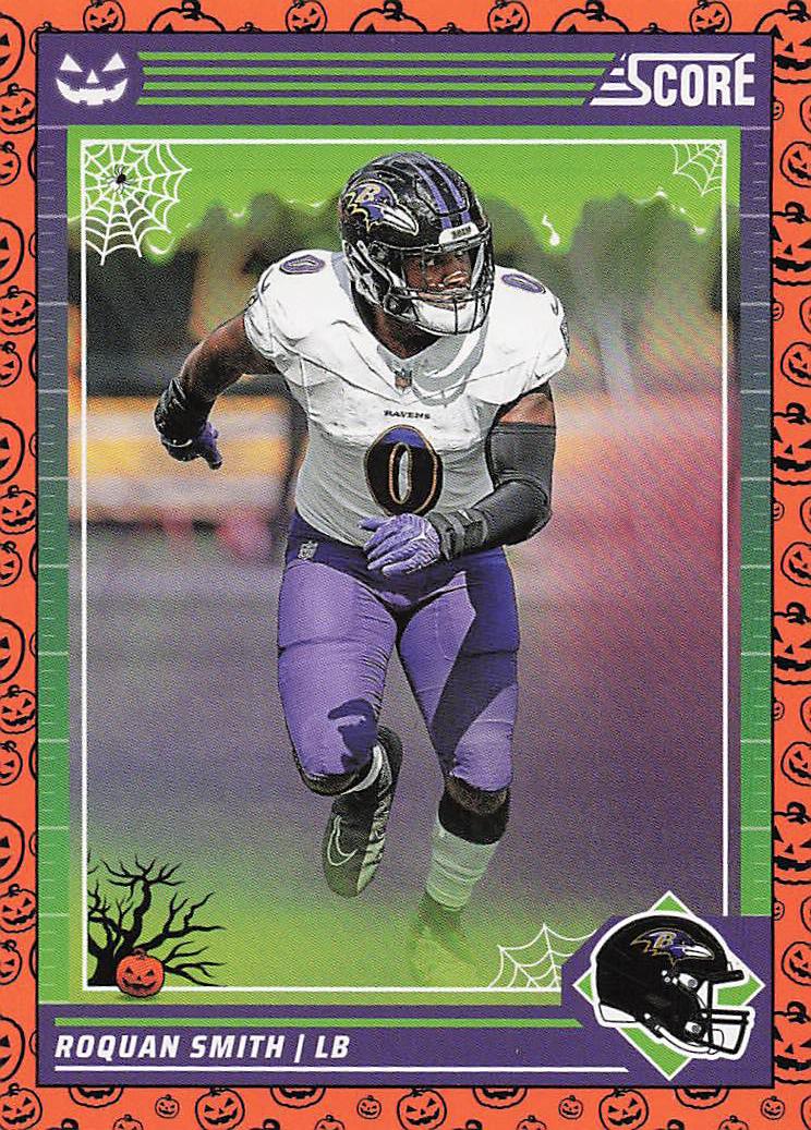 2024 Score-A-Treat Football Pumpkins Roquan Smith #26