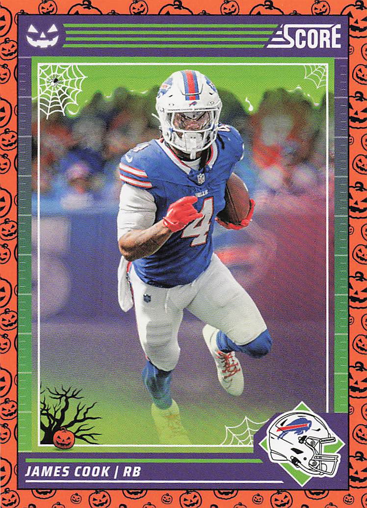 2024 Score-A-Treat Football Pumpkins James Cook #29