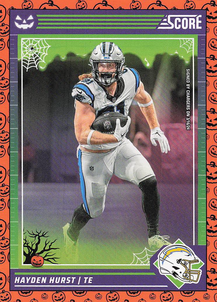 2024 Score-A-Treat Football Pumpkins Hayden Hurst #40
