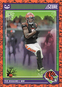 2024 Score-A-Treat Football Pumpkins Tee Higgins #58