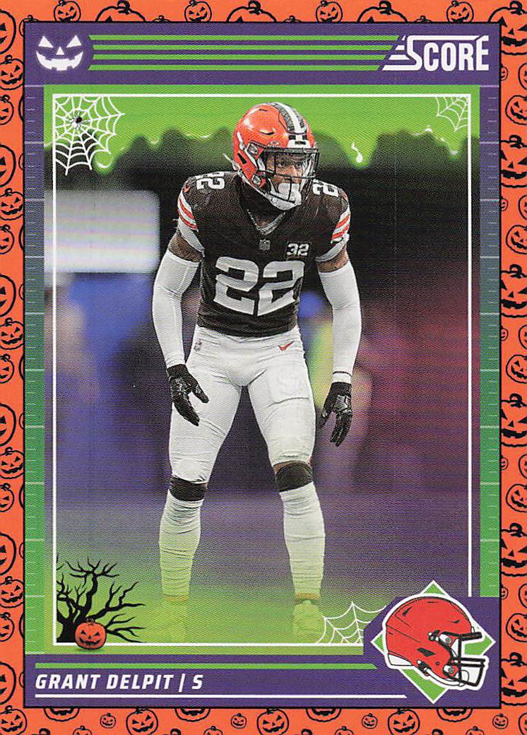 2024 Score-A-Treat Football Pumpkins Grant Delpit #68
