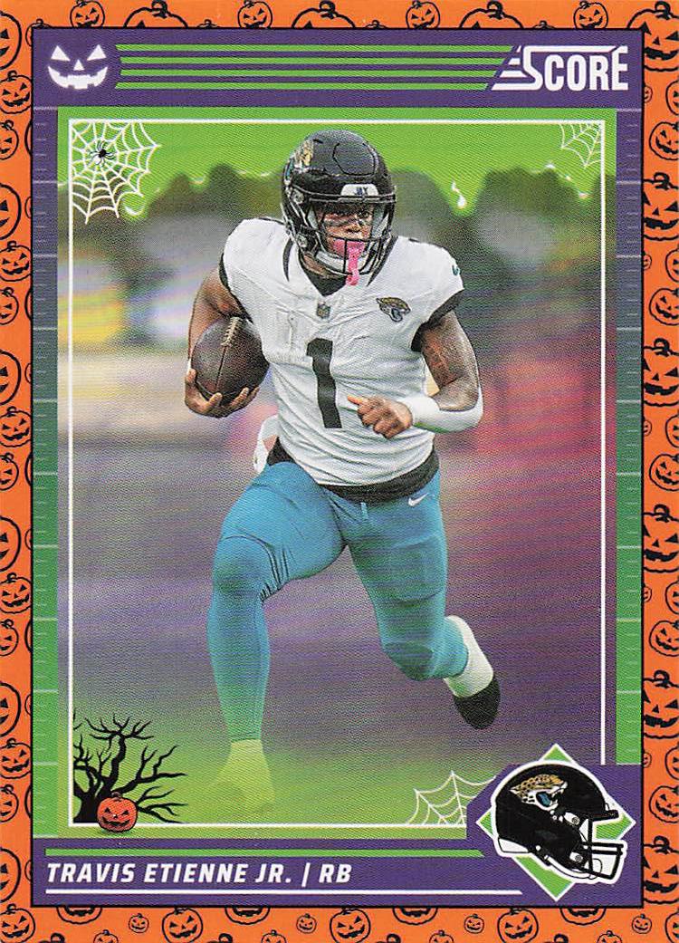 2024 Score-A-Treat Football Pumpkins Travis Etienne Jr. #128