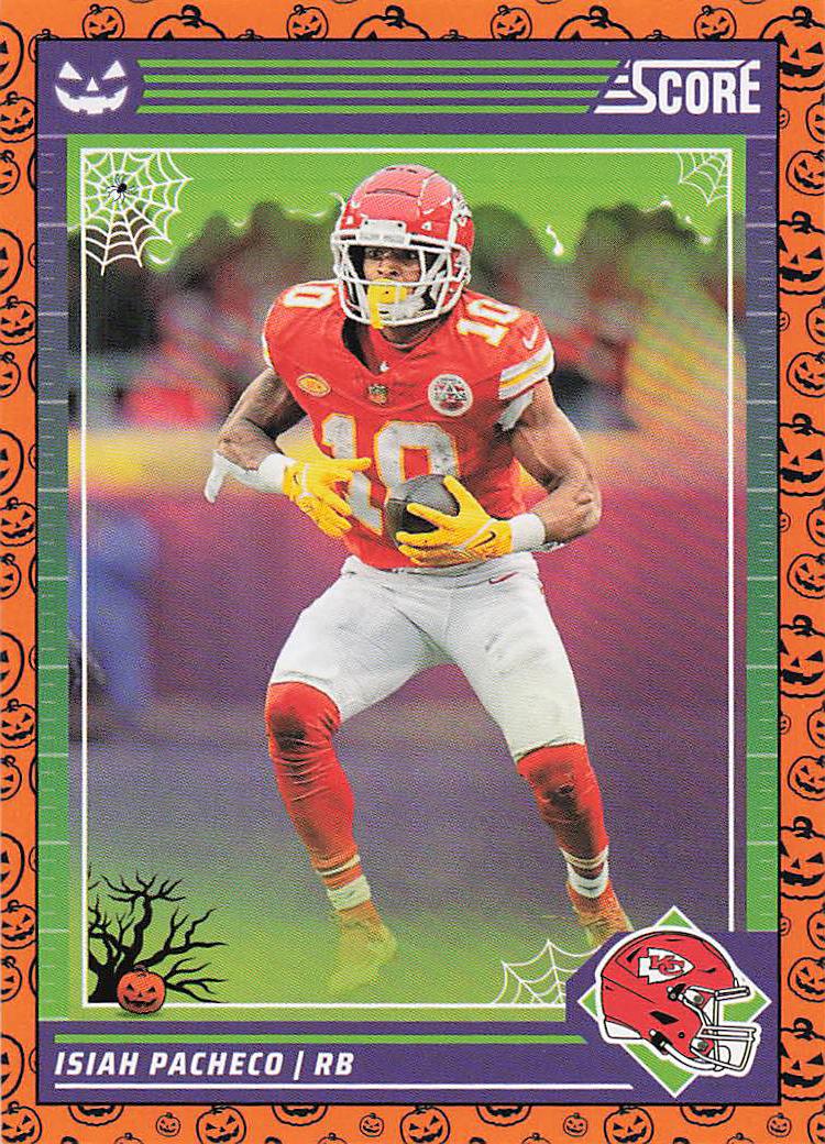 2024 Score-A-Treat Football Pumpkins Isaiah Pacheco #138