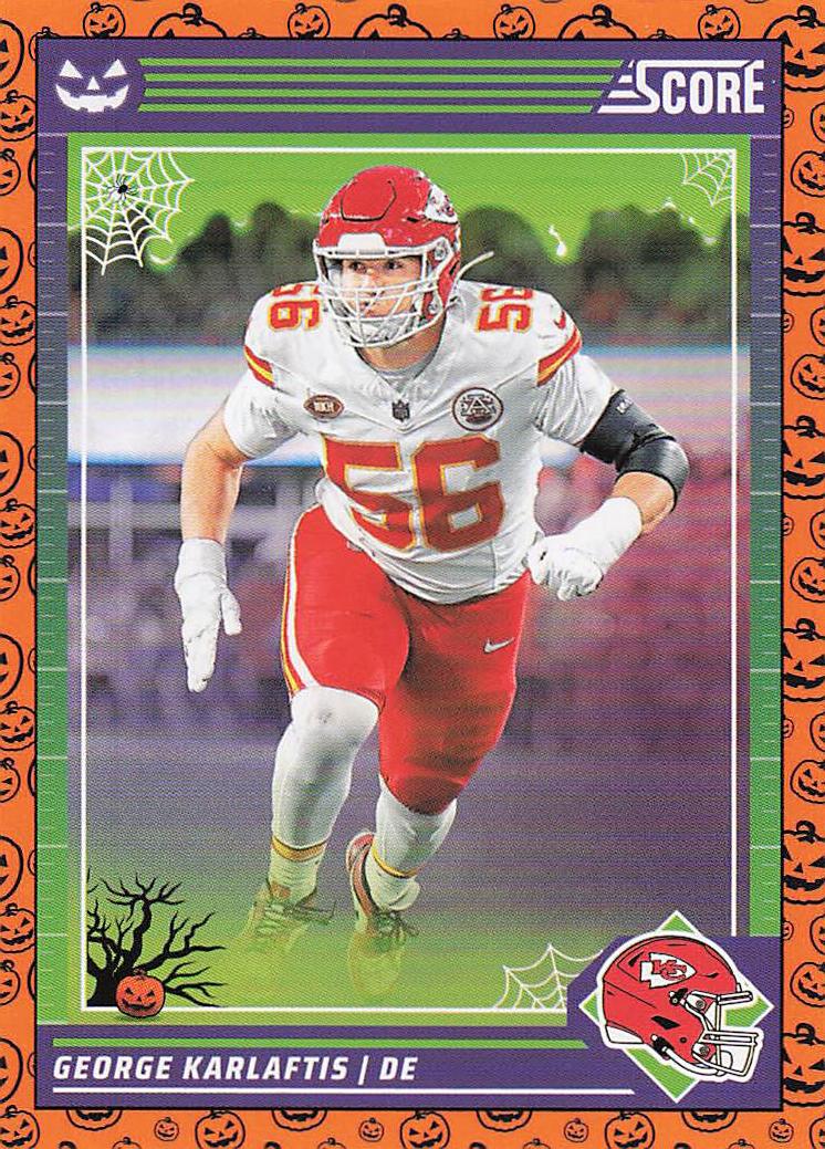 2024 Score-A-Treat Football Pumpkins George Karlaftis #141