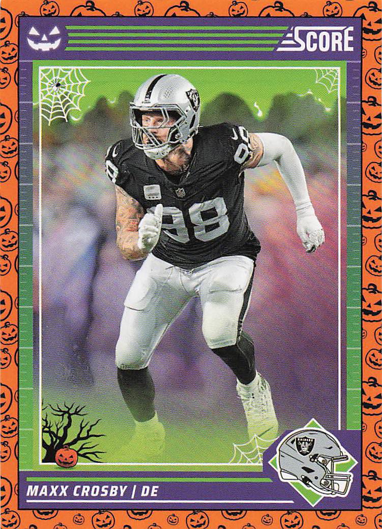 2024 Score-A-Treat Football Pumpkins Maxx Crosby #145