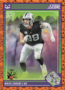 2024 Score-A-Treat Football Pumpkins Maxx Crosby #145