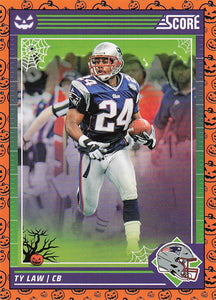 2024 Score-A-Treat Football Pumpkins Ty Law #197
