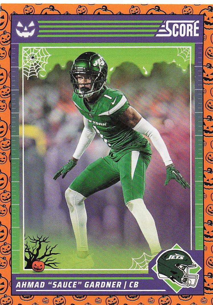 2024 Score-A-Treat Football Pumpkins Ahmad Sauce Gardner #217