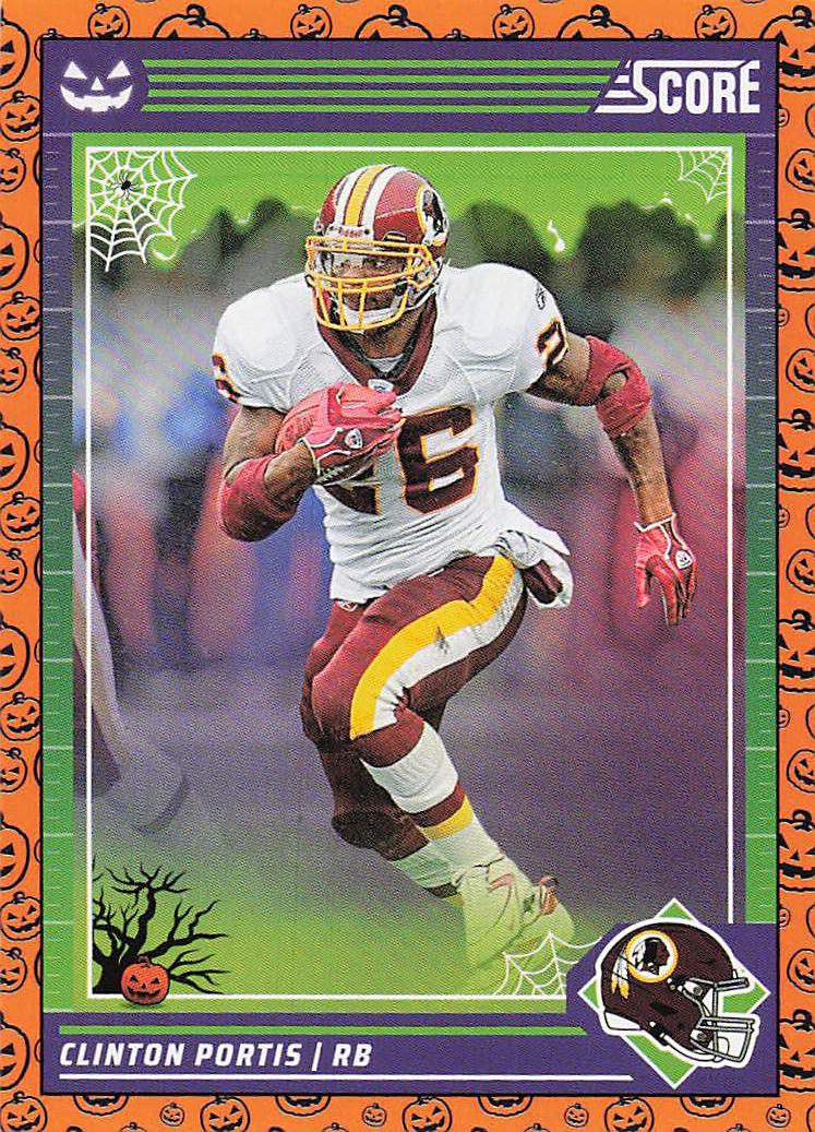 2024 Score-A-Treat Football Pumpkins Clinton Portis #288