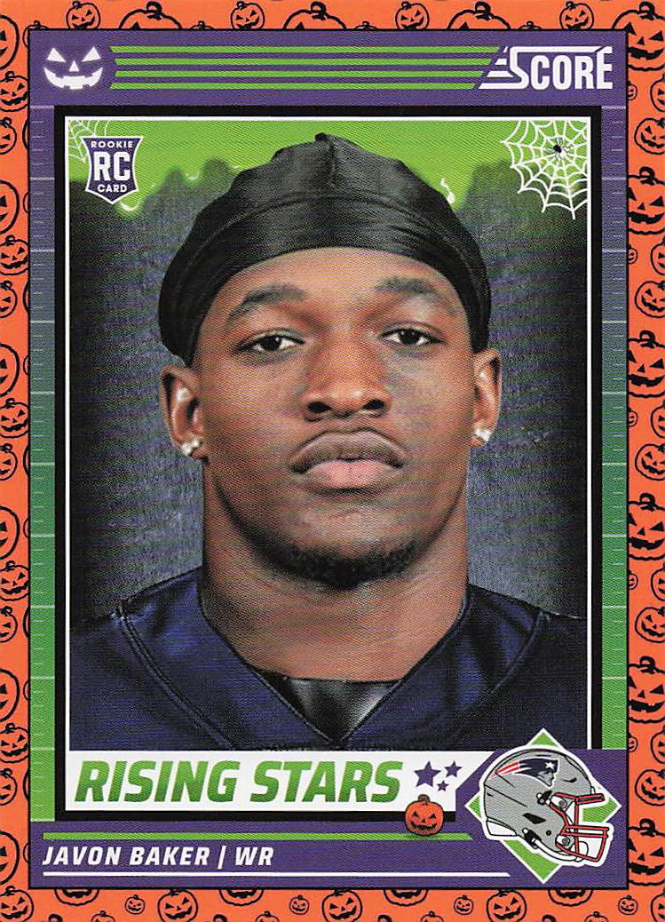 2024 Score-A-Treat Football Pumpkins Javon Baker #25 RC
