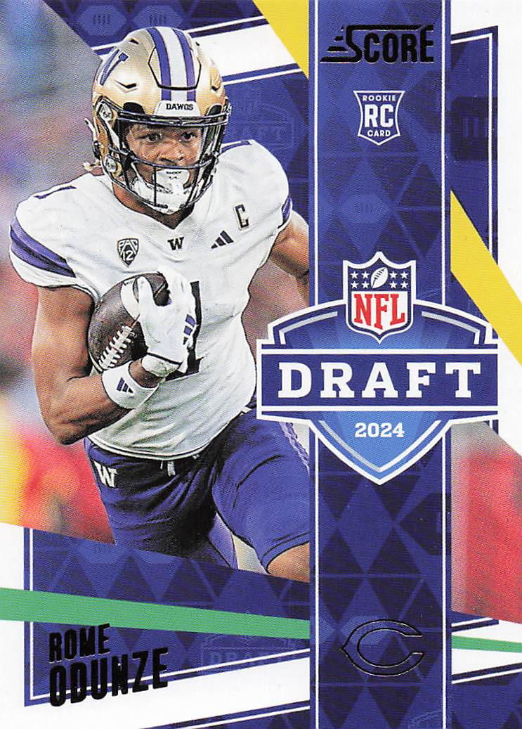 2024 Score Draft Rome Odunze #12 RC