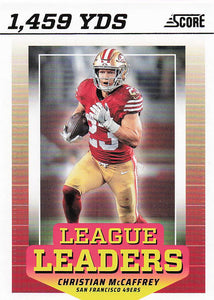2024 Score League Leaders Christian McCaffrey #LL-CMY