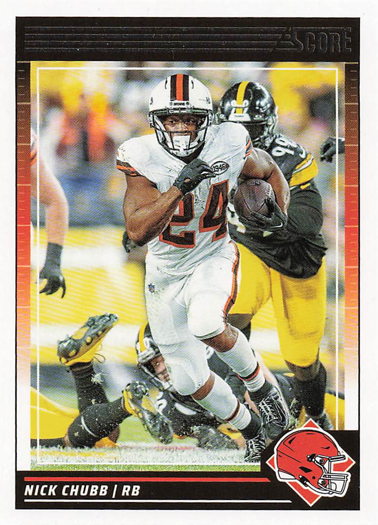 2024 Score Football Nick Chubb #65