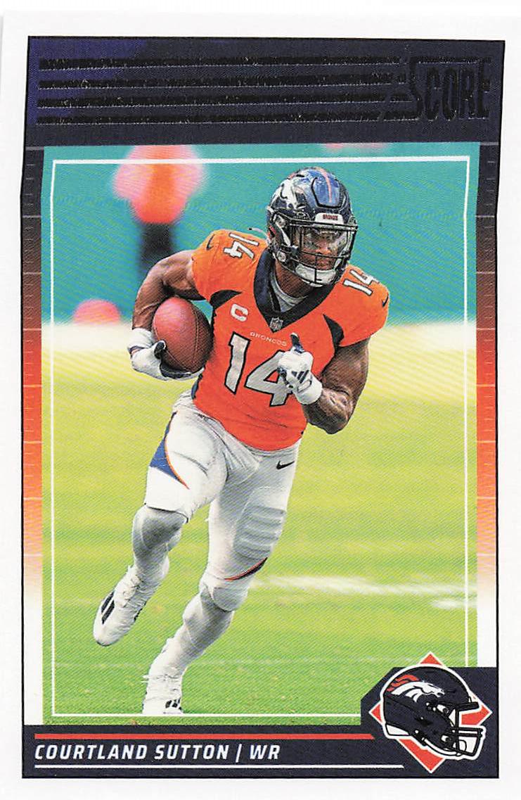 2024 Score Football Courtland Sutton #87