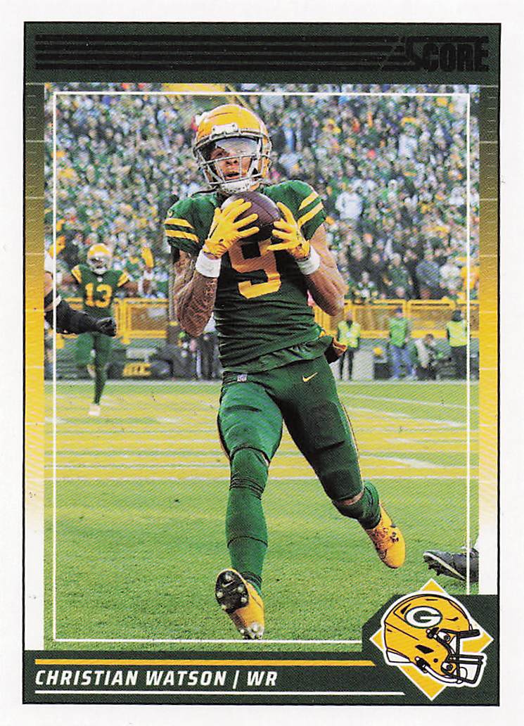 2024 Score Football Christian Watson #104