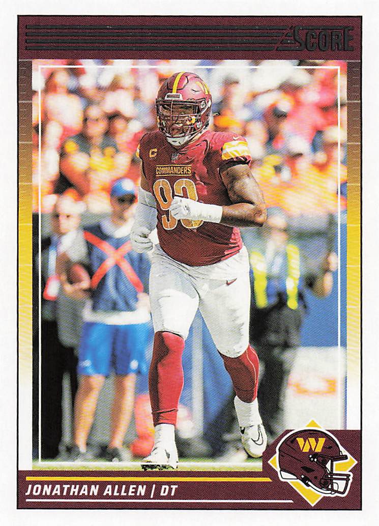 2024 Score Football Jonathan Allen #280