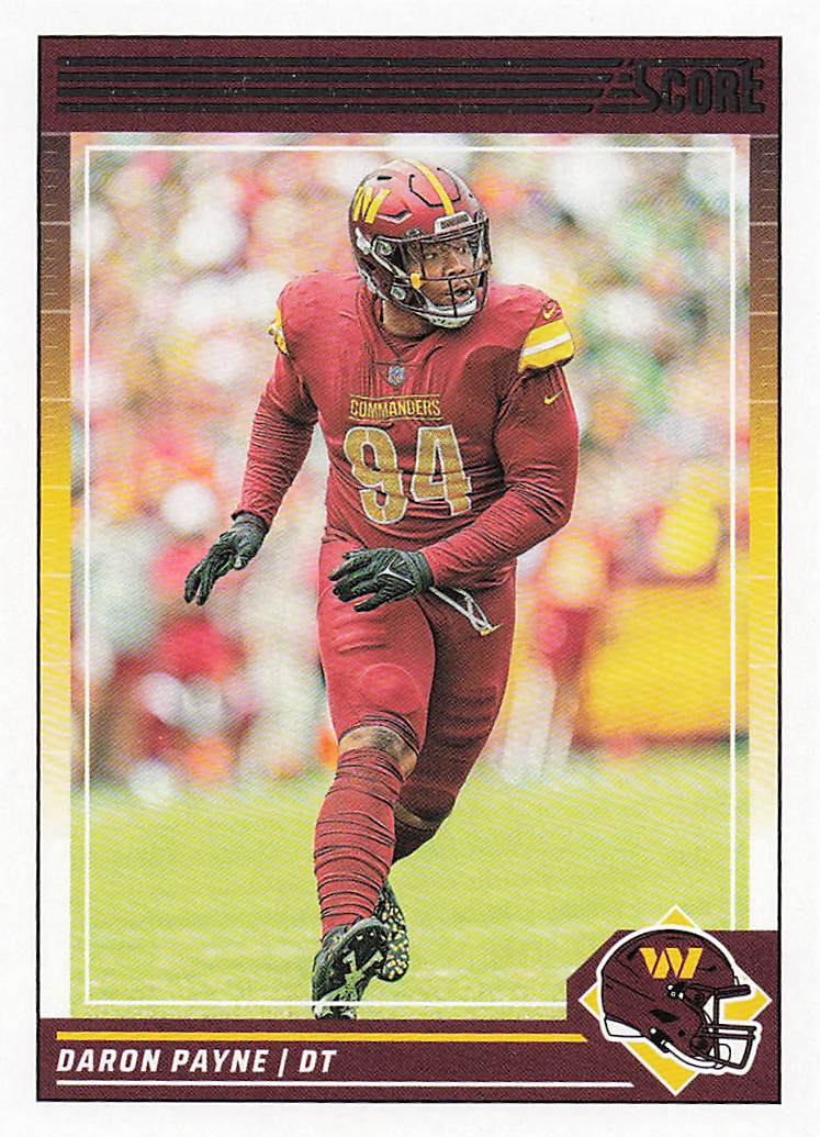 2024 Score Football Daron Payne #281
