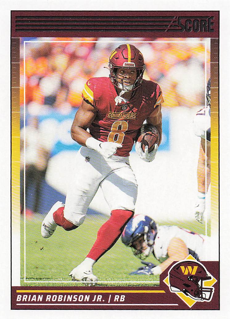2024 Score Football Brian Robinson Jr. #283