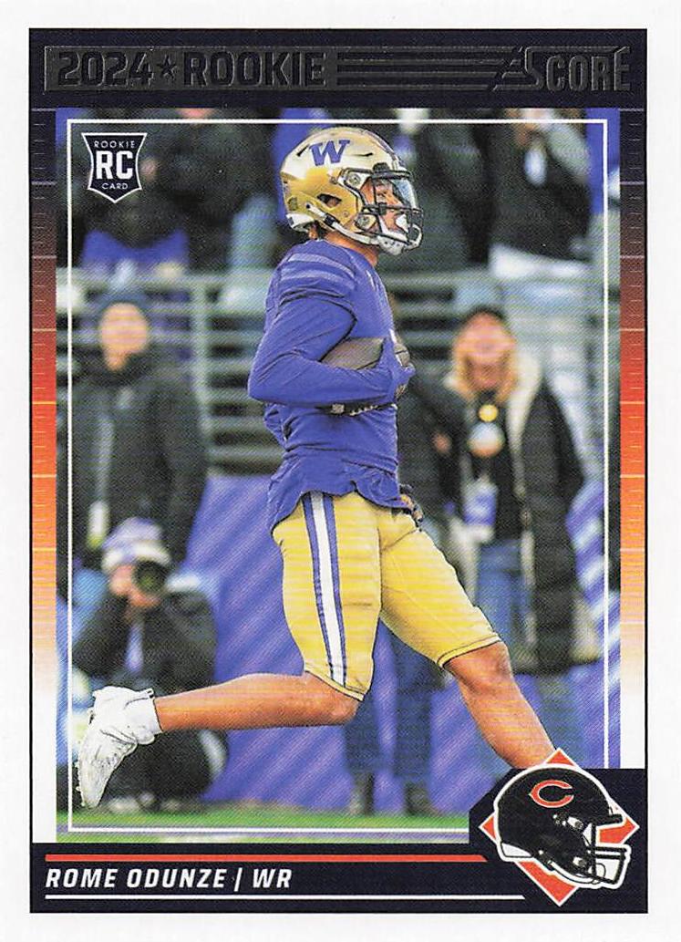 2024 Score Football Rome Odunze #309 RC