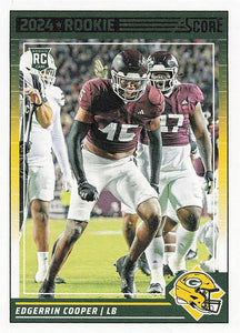 2024 Score Football Edgerrin Cooper #341 RC