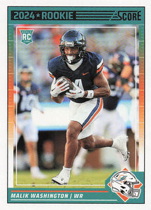 2024 Score Football Malik Washington #370 RC
